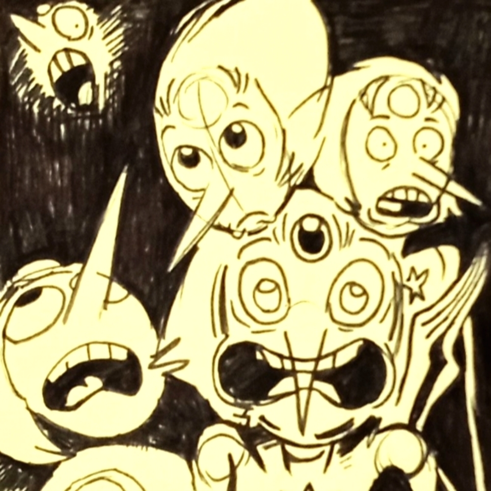 SU "Spooky Pearl" Ink Drawings by Raven Molisee